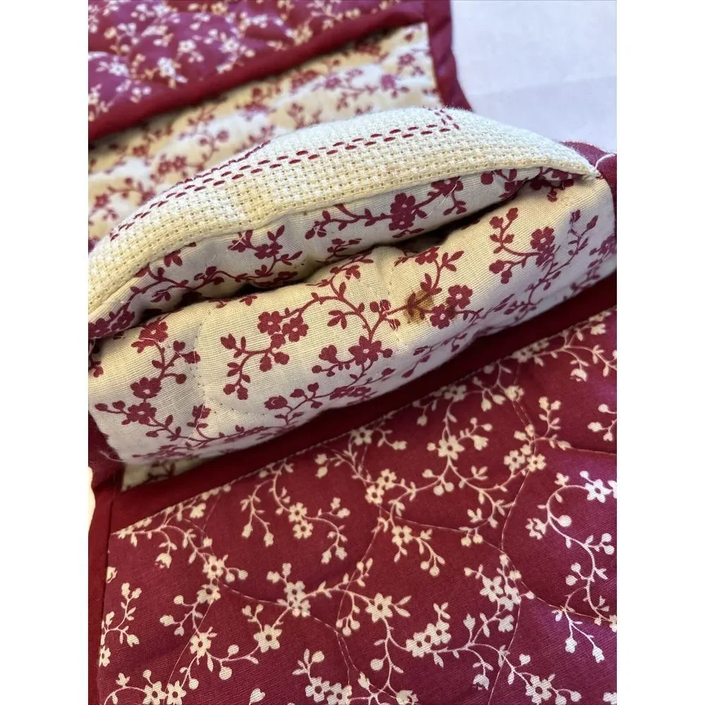 Vintage Handmade Sewing Armrest Organizer W/ Pin‎ Cushion Pockets